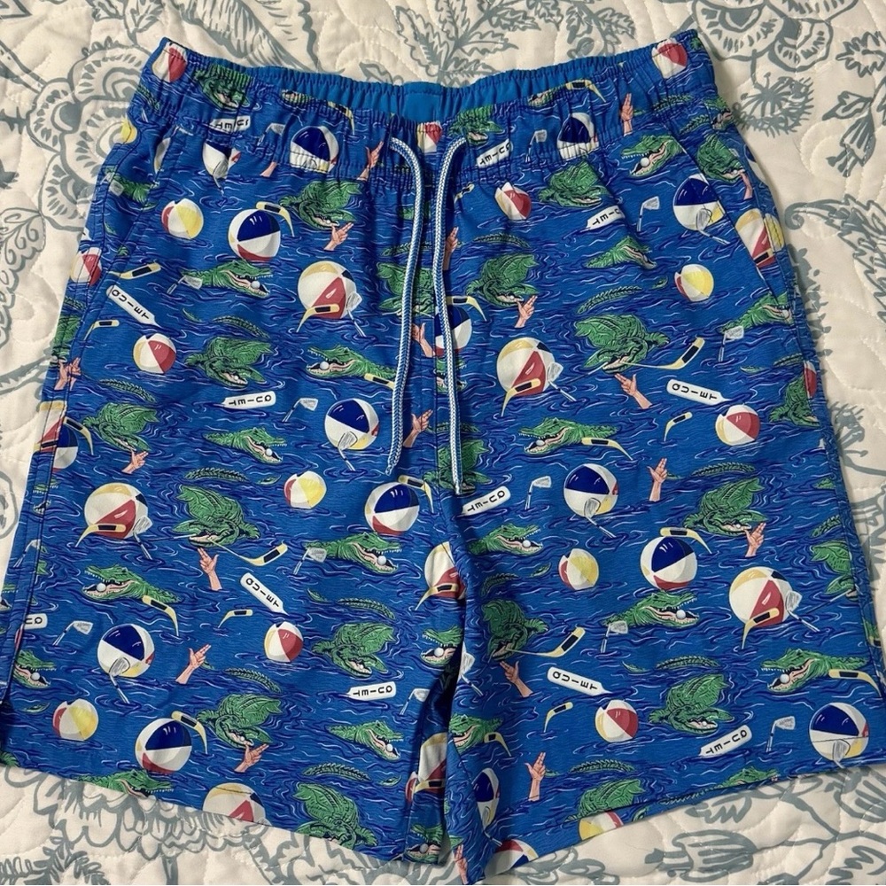 Peter Millar Youth Boy Swim Trunks Size Large NWT